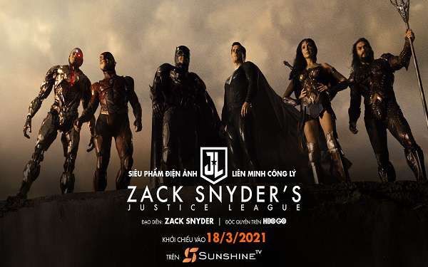 9 điều bất ngờ về bom tấn điện ảnh “Zack Snyder’s Justice League” công chiếu trên Sunshine TV