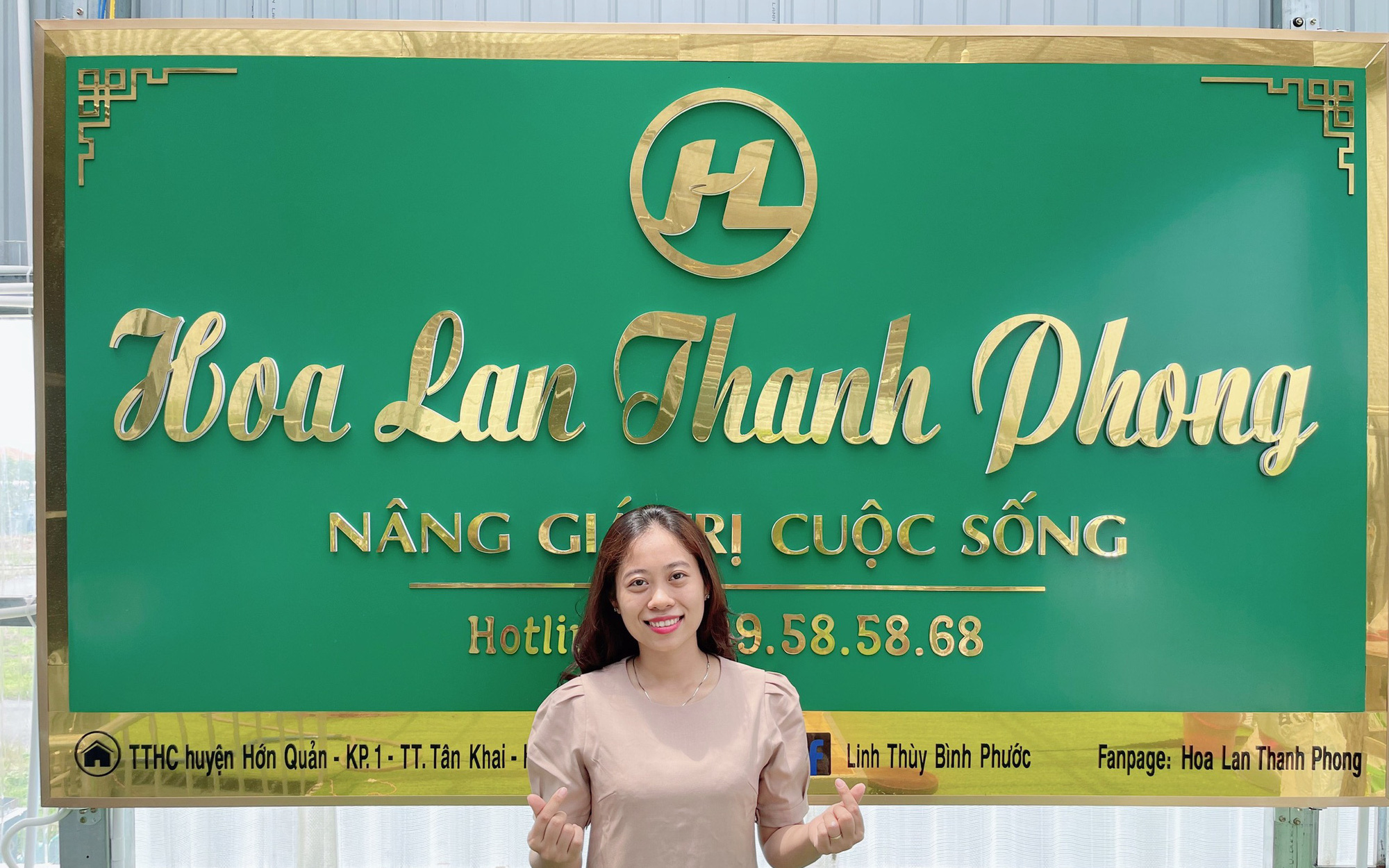 Cô chủ vườn lan 9X Thùy Linh tiết lộ cơ duyên đặc biệt
