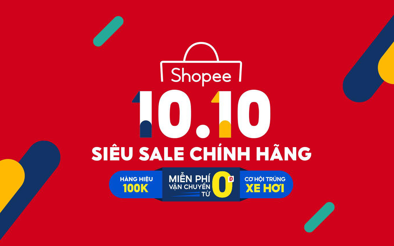 Shopee 10.10 Siêu sale chính hãng mang đến “Gói siêu voucher thương hiệu giá 1K”