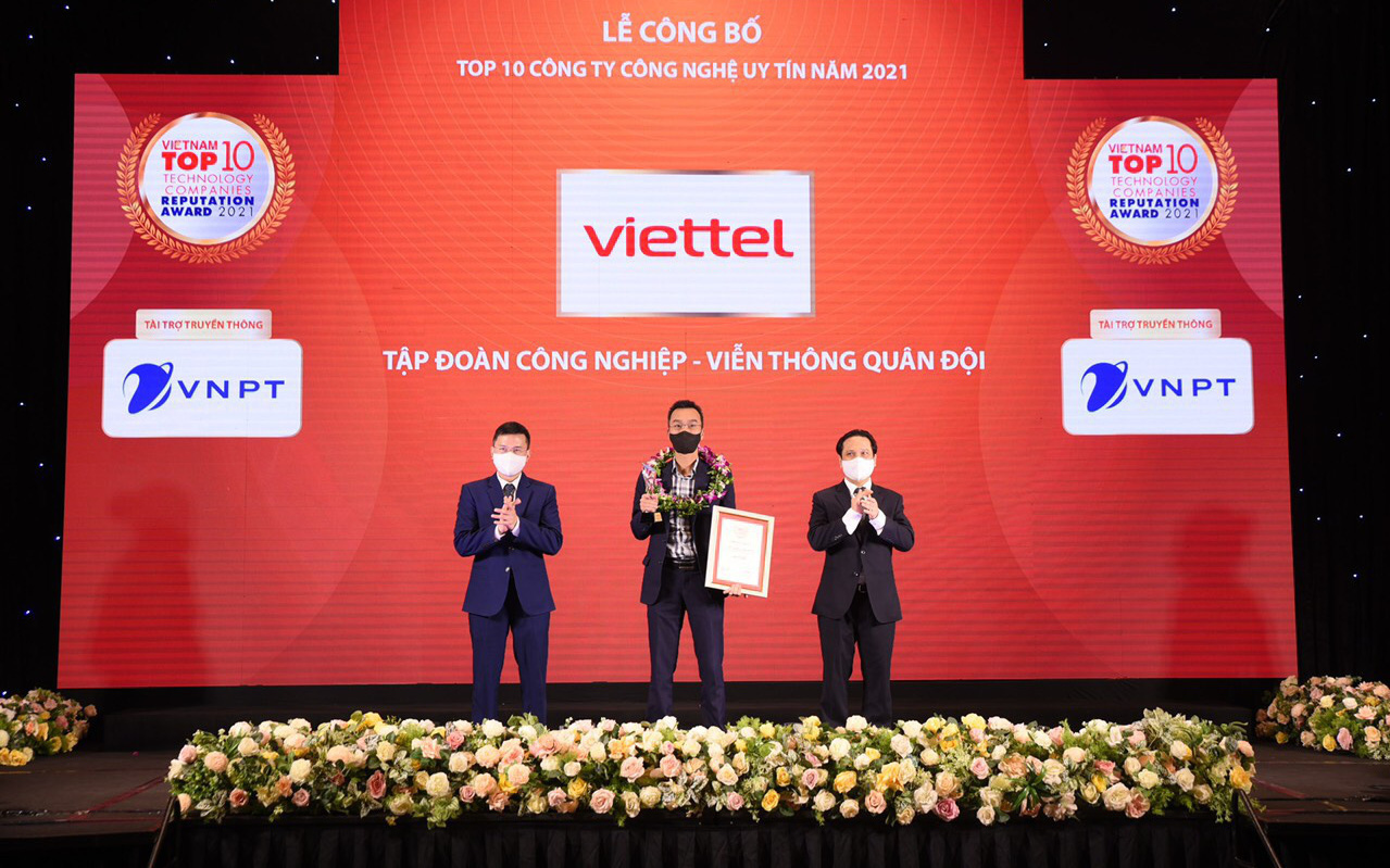 Năm thứ 4 liên tiếp Viettel đứng đầu bảng xếp hạng công ty CNTT-Viễn thông uy tín nhất Việt Nam