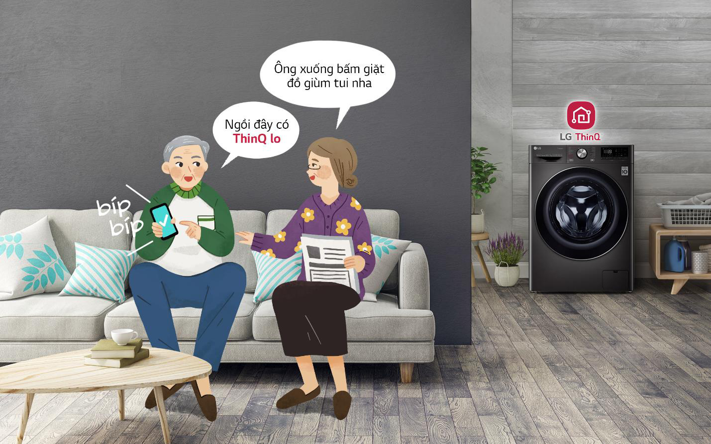 LG ThinQ “trao quyền” kiểm soát thiết bị cho người dùng cao tuổi