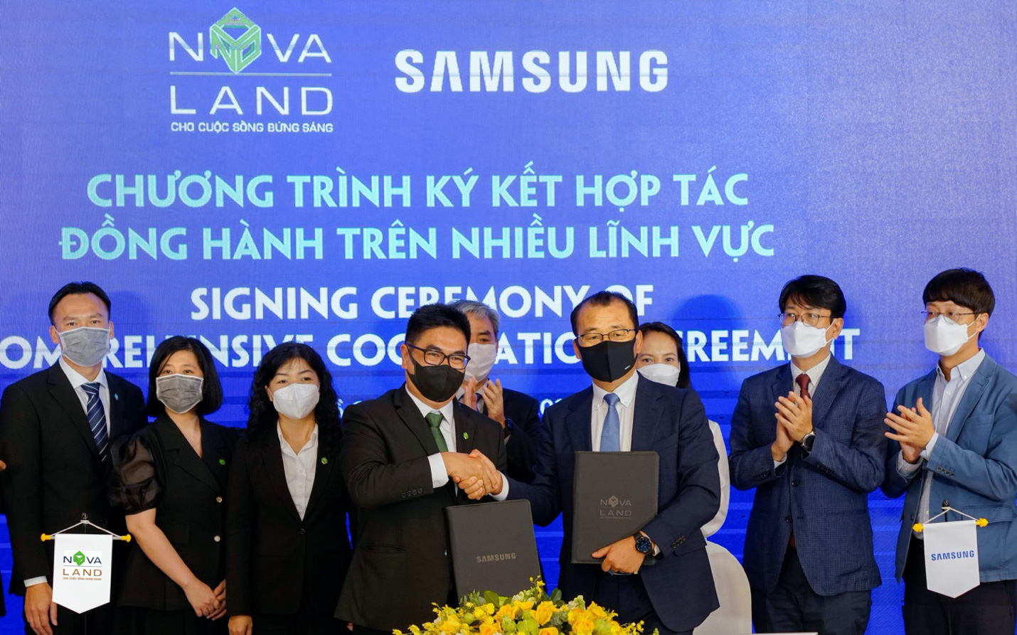 Novaland và Samsung ký kết hợp tác, đồng hành lâu dài trên nhiều lĩnh vực