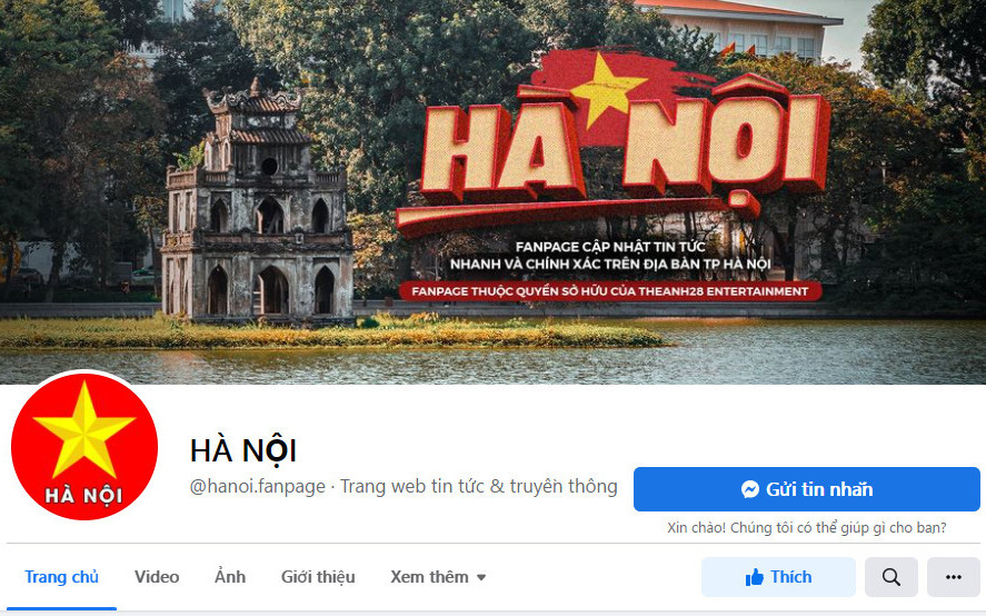 Fanpage HÀ NỘI - Tin tức mới trong 24h qua trên địa bàn Hà Nội