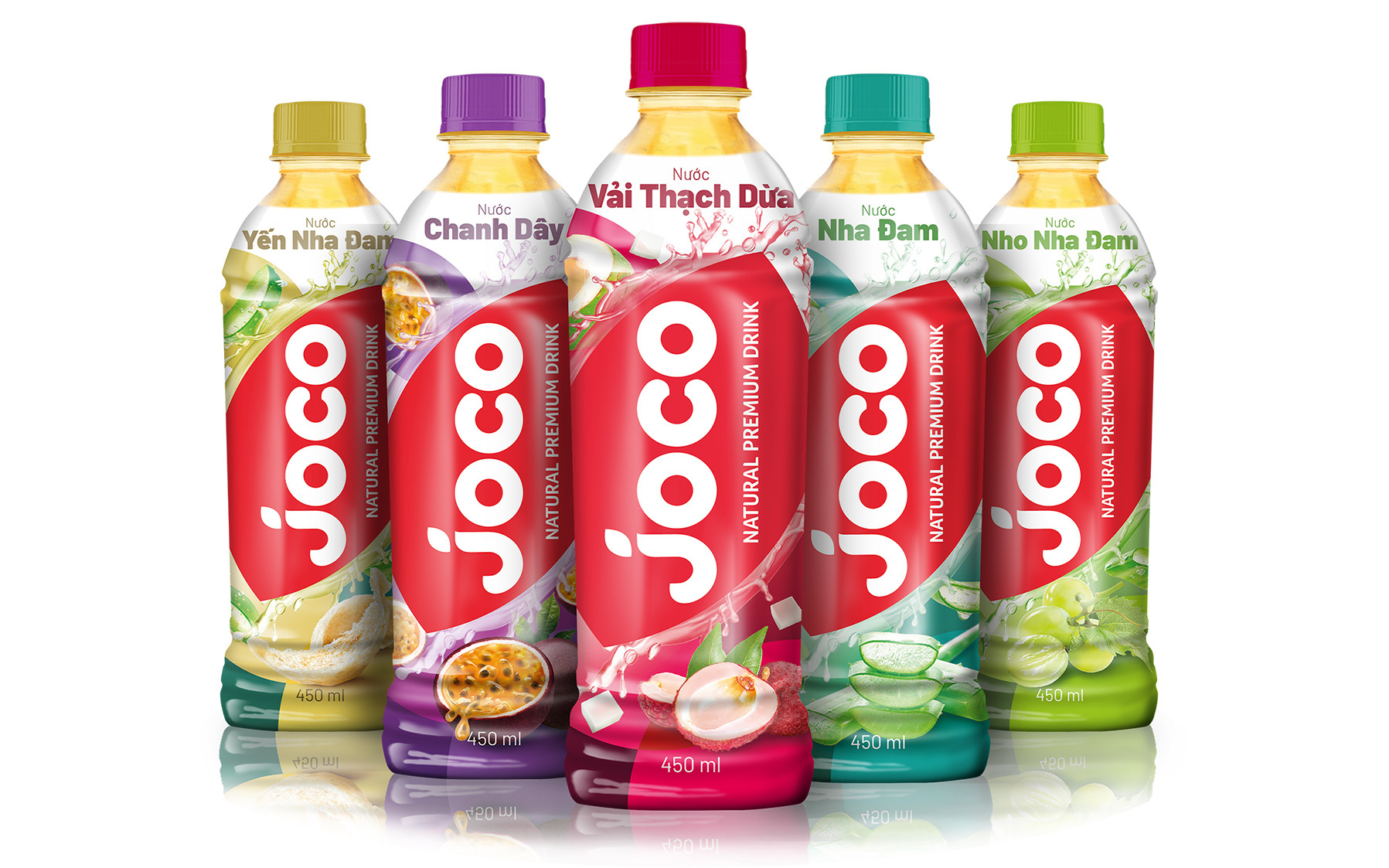 Nước trái cây JOCO ra mắt hương vị “vải thạch dừa” độc đáo