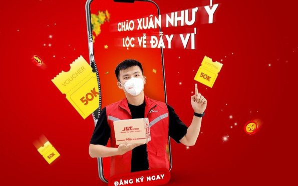 J&T Express: tặng phí vận chuyển khi khách hàng sử dụng UPOS