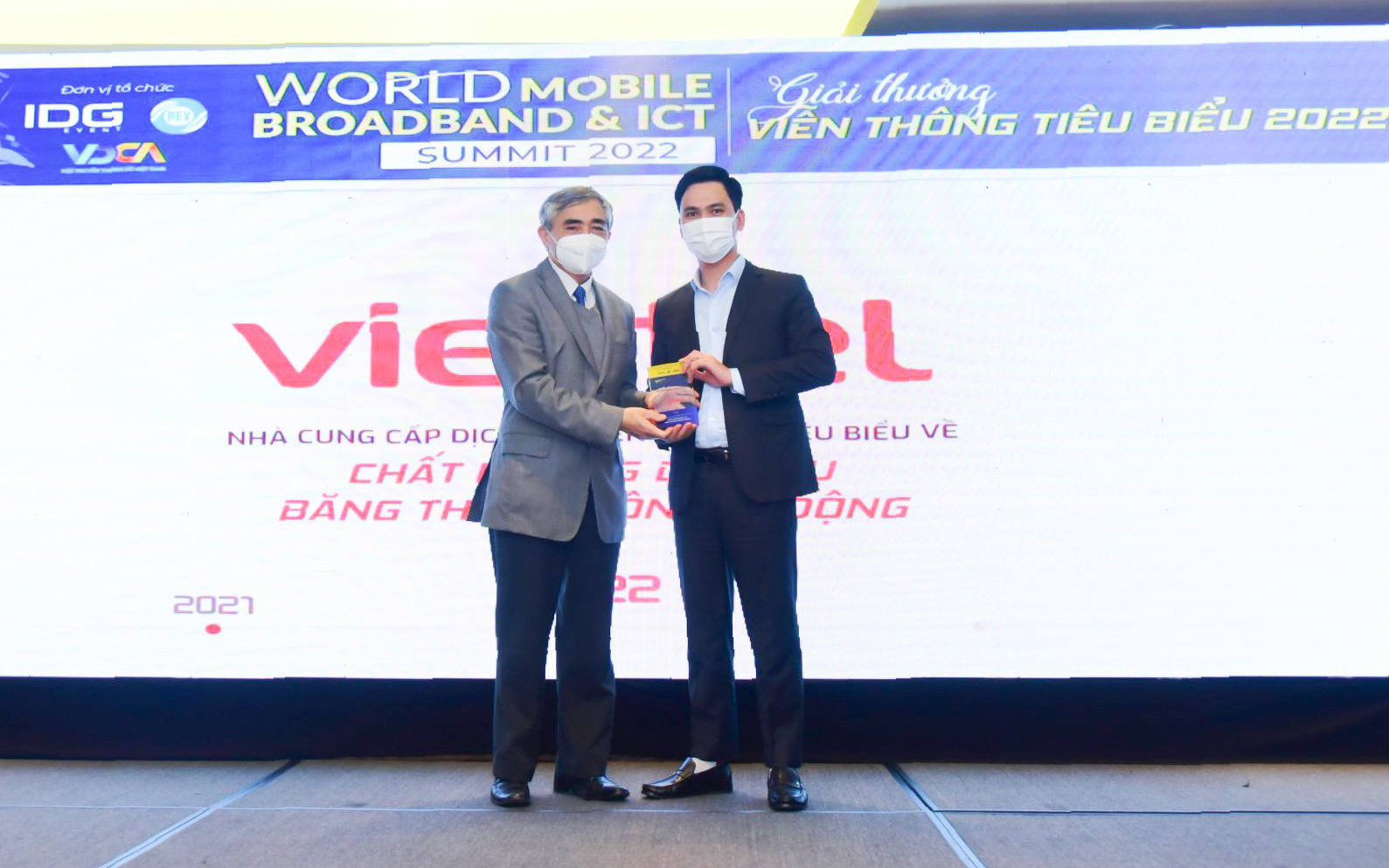Viettel đạt giải thưởng về chất lượng dịch vụ băng thông rộng di động