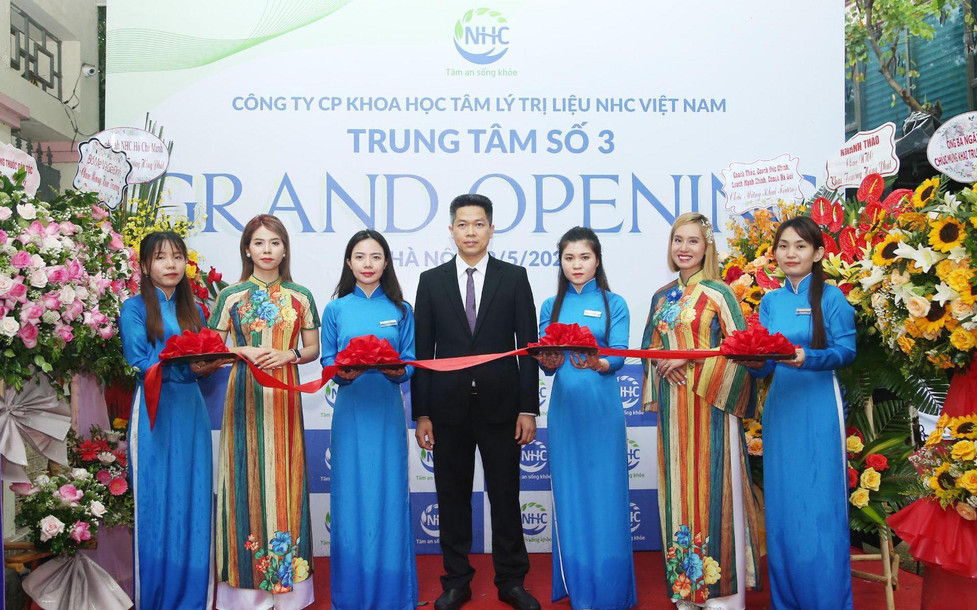 Tâm lý trị liệu NHC Việt Nam khai trương cơ sở 3 - Khẳng định uy tín trị liệu trầm cảm