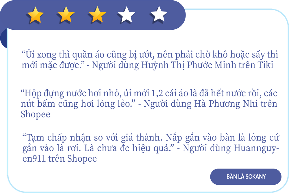 Người dùng review bàn là hơi nước cầm tay: Hàng Việt giá cao có đánh bật đối thủ ngoại? - Ảnh 7.