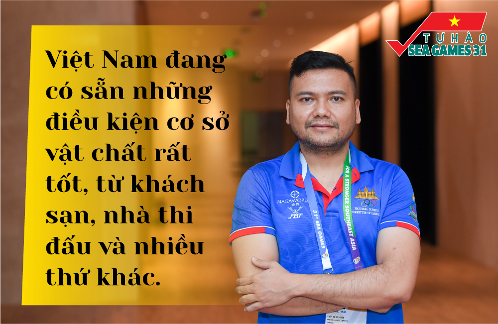 Trưởng đoàn Campuchia: “Việt Nam hoàn toàn có thể tổ chức ASIAD, thậm chí là Olympic” - Ảnh 3.