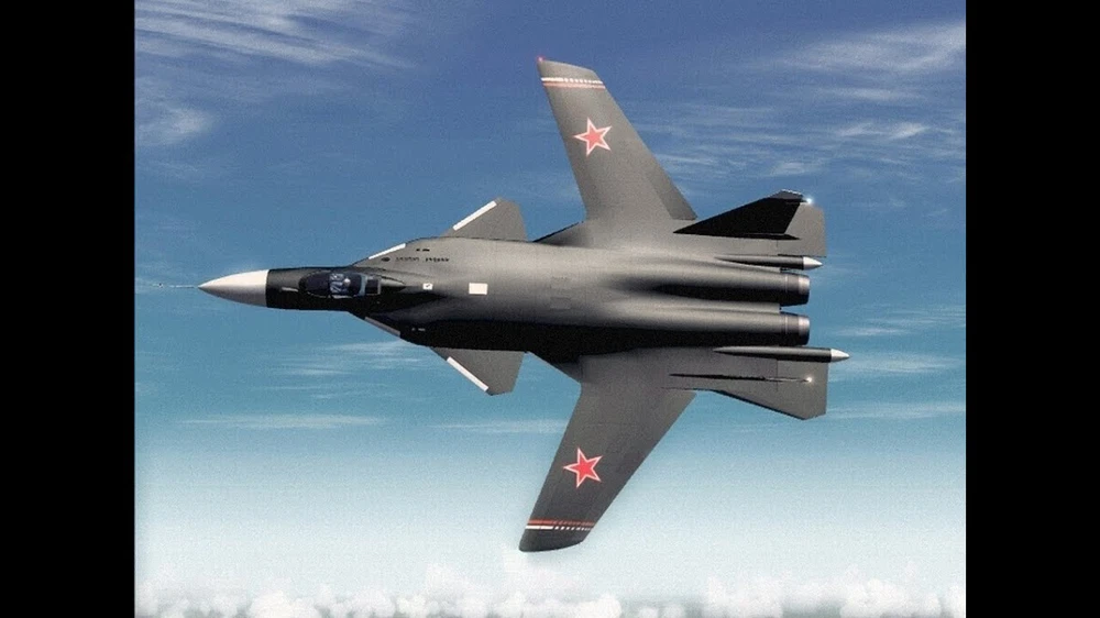 Tiêm kích Su-47 Nga: Đặc biệt nhất thế giới với thiết kế hiếm, thu hút mọi ánh nhìn ở Pháp - Ảnh 3.