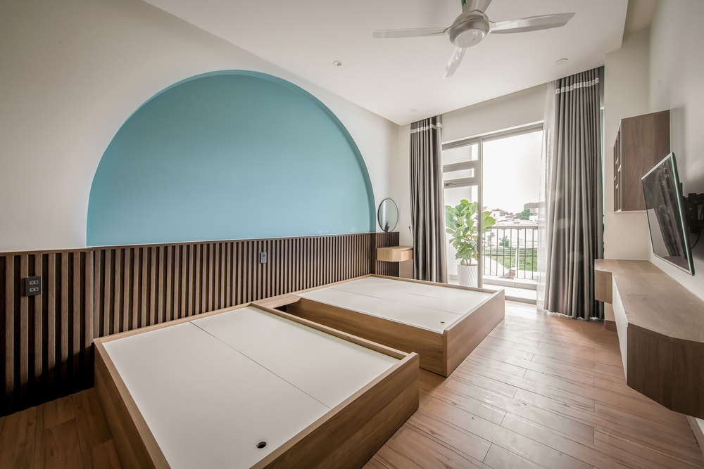 Biệt thự nhà phố 3 tầng đẹp như resort nhờ thiết kế táo bạo chưa từng có ở Bình Dương - Ảnh 14.