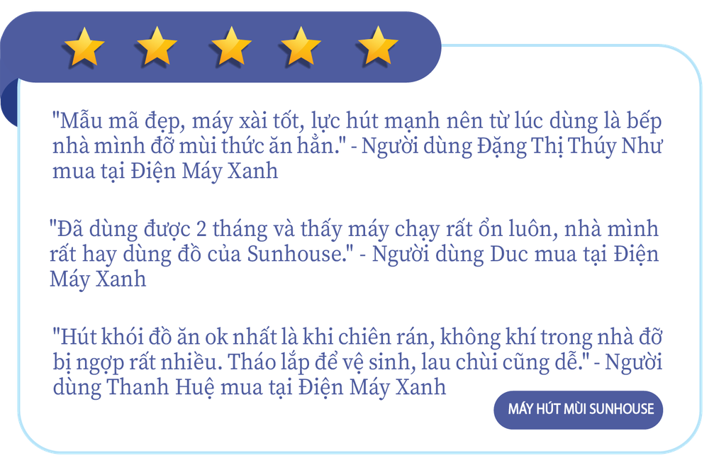 Người dùng chấm sao máy hút mùi Made in Việt Nam: Giá tuy rẻ nhưng hút cực hiệu quả! - Ảnh 5.