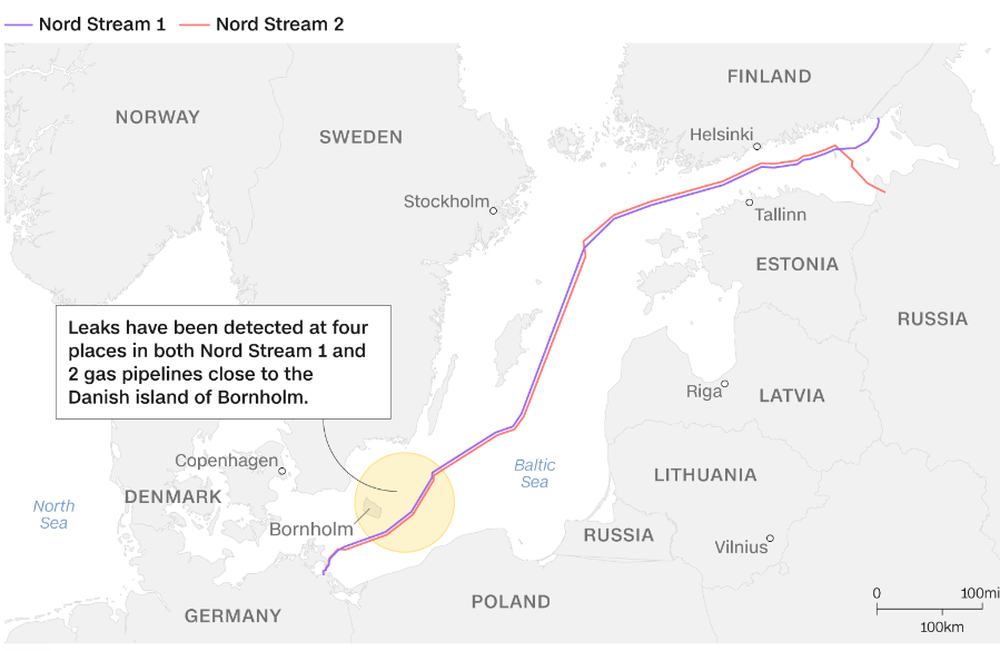 Nguy cơ khó lường từ các vết rò rỉ của đường ống Nord Stream - Ảnh 1.