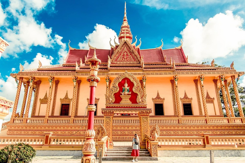 Phát hiện ngôi chùa trăm tuổi mang nét kiến trúc độc đáo ở miền Tây, du khách nhận xét mang vẻ đẹp “không thể quên” - Ảnh 4.