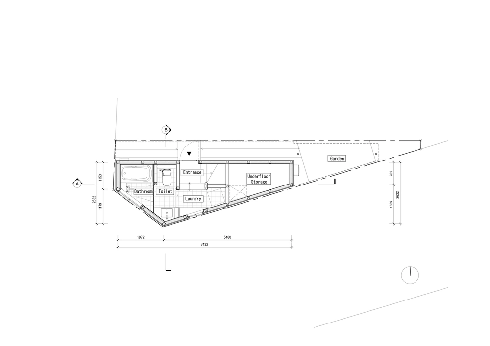 Thiết kế độc đáo trong căn nhà 33m2 của người Nhật - Ảnh 1.