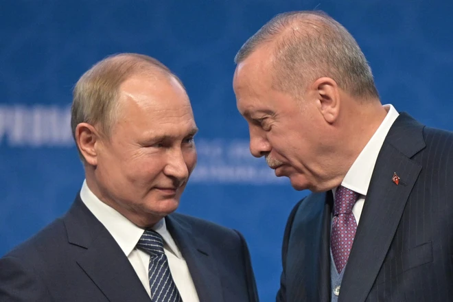 Cuộc chiến âm thầm giữa TT Putin-Erdogan ở Nagorno-Karabakh: Nga có nguy cơ mất biển Caspi? - Ảnh 1.