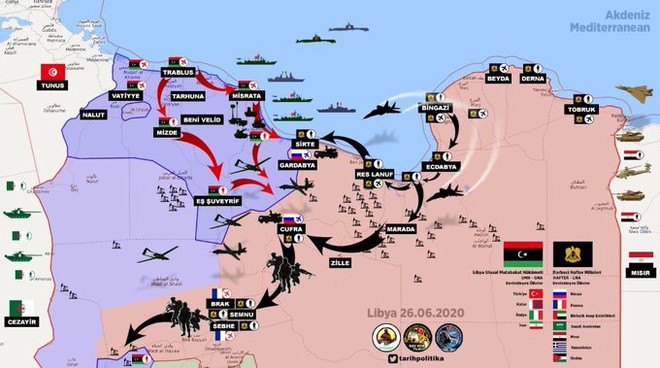 Phớt lờ lằn ranh đỏ của Nga - Ai Cập, Thổ tính quyết chiến ở Libya: Cái bẫy giăng sẵn? - Ảnh 2.