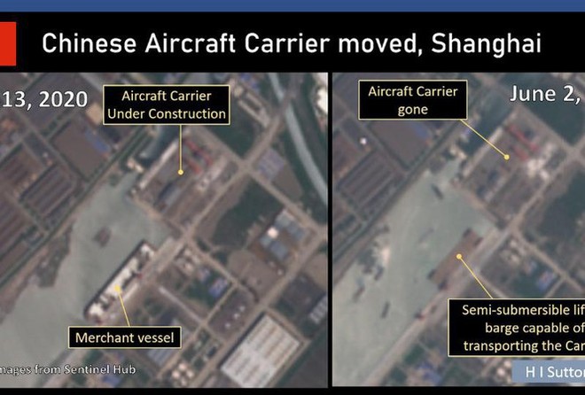 Tàu sân bay đang đóng dở bỗng mất tích bí ẩn: Bức ảnh rò rỉ làm lộ bí mật của Trung Quốc - Ảnh 2.