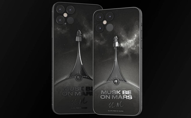 Caviar cho đặt hàng trước iPhone 12 Pro phiên bản đặc biệt “Musk Be on Mars” - Ảnh 1.