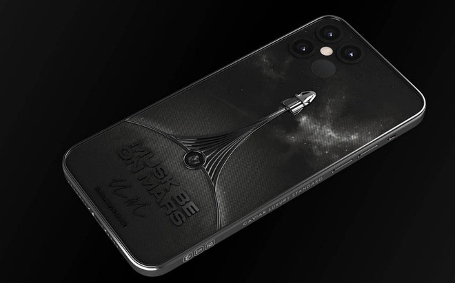 Caviar cho đặt hàng trước iPhone 12 Pro phiên bản đặc biệt “Musk Be on Mars” - Ảnh 8.
