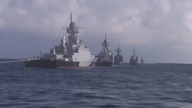 Bị Mỹ bỏ rơi, Thổ Nhĩ Kỳ cầu cứu Nga: Moscow cấp tốc đưa tàu chiến vào Địa Trung Hải - Ảnh 1.