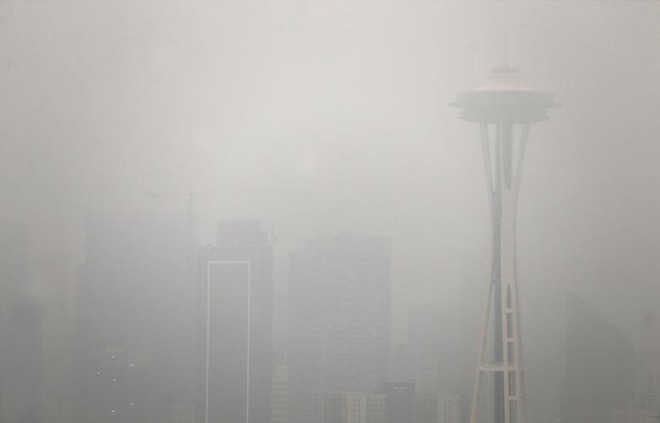 24h qua ảnh: Khói cháy rừng phủ kín bầu trời thành phố Seattle, Mỹ - Ảnh 6.